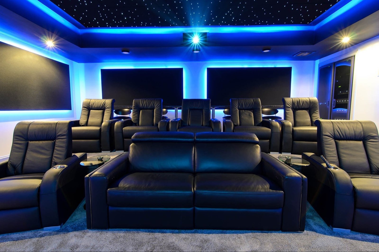 Private Movie Screening Room Prestige Ocean Towers Marine Lines luxury sea facing residences